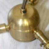 Simply Modern Bare Bulb Triple Light Polished Nickel Pendan /Chandelier - Junkyard Lighting