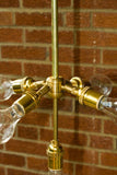 5 Light  All Brass Downtown Chandelier - Junkyard Lighting