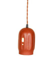 The Repurposed Pendant - Welders tank cap industrial steel light - Junkyard Lighting