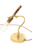 Vintage Farmhouse Style Adjustabel Brass Reading Lamp - Junkyard Lighting