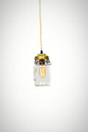 Vintage Simply Modern Ideal Canning Mason Jar Pendant Light - Junkyard Lighting