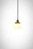 Vintage Modern Mini Brass Schoolhouse Pendant Light - Junkyard Lighting