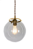 Simply Modern Vintage Style Large Globe Pendant ( Options ) - Junkyard Lighting