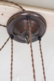 Simply Modern Minimalist Bare Bulb 3 Light Chandelier (Options ) - Junkyard Lighting