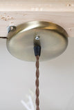 Industrial Antiqued Caged Minimalist Bare Bulb Pendant Light - Junkyard Lighting
