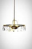 Simply Modern & Vintage Shabby Chic 2 light Crystal Chandelier - Junkyard Lighting