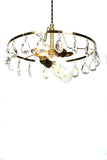 Simply Modern & Vintage Shabby Chic 2 light Crystal Chandelier - Junkyard Lighting