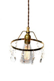 Simply Modern & Vintage Shabby Chic Crystal Pendant Light - Junkyard Lighting