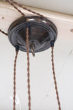 Simply Modern 3 Globe Vintage Light Chandelier - Customize - Junkyard Lighting