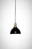 Porcelain Enamel Farmhouse Shade Pendant Light ( Multiple Shade Colors ) - Junkyard Lighting