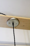 Simply Modern bare bulb 1900's antique socket Pendant light in White - Junkyard Lighting