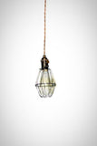 Simply Modern bare bulb caged edison pendant light in oil rubbed bronze - Junkyard Lighting