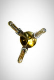Modern Vintage Sputnik 3 Arm Semi Flush Mount / Sconce Light Fixture - Junkyard Lighting