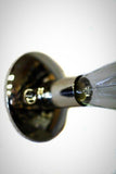 Pol. Nickel Simply Modern Bare Bulb Wall Sconce / Ceiling Flush Mount Light - Junkyard Lighting