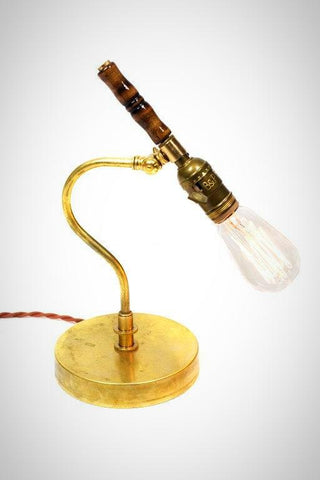 Vintage Farmhouse Style Adjustabel Brass Reading Lamp - Junkyard Lighting