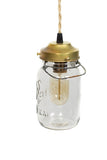 Vintage Simply Modern Ideal Canning Mason Jar Pendant Light - Junkyard Lighting