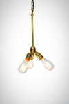 Triple Light Vintage Style Simply Style Pendant / Chandelier - Junkyard Lighting
