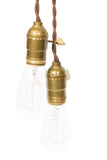 Simply Modern Vintage Farmhouse Double Pendant Light (Options) - Junkyard Lighting