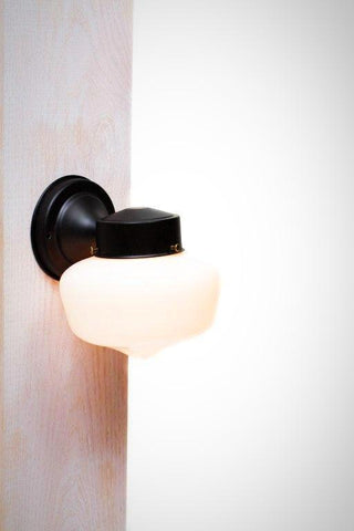 Schoolhouse Mini Shade Wall Sconce Light - Junkyard Lighting