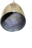 Mid Century Modern Cone Shade Pendant Light / Pol. Nickel or Brass - Junkyard Lighting
