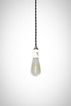Simply Modern bare bulb 1900's antique socket Pendant light in White - Junkyard Lighting