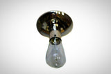 Pol. Nickel Simply Modern Bare Bulb Wall Sconce / Ceiling Flush Mount Light - Junkyard Lighting